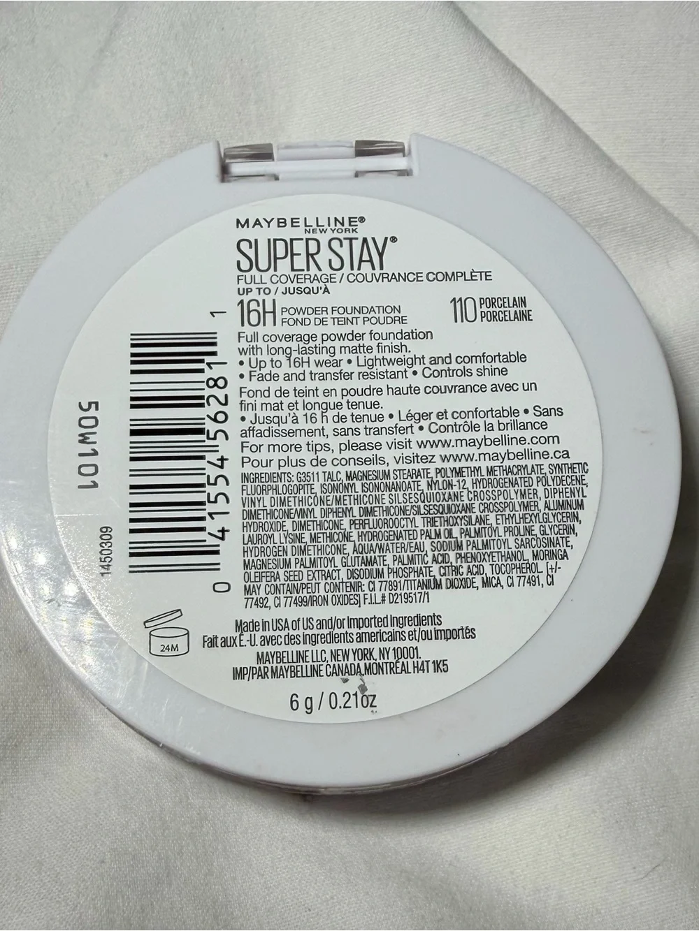 Maybelline Super Stay Powder Foundation - Light Beige Tone